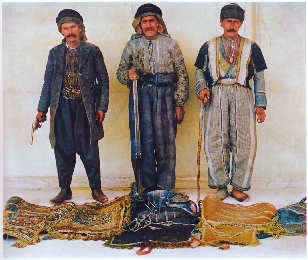 Three Assyrian caravaneers from Mar Yaqo, Simele district